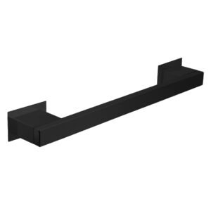 Toalheiro 30 Cm Inox Preto Fosco - Kromus Rt0304b