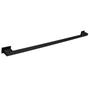 Toalheiro 80 Cm Inox Preto Fosco - Kromus Rt0307b