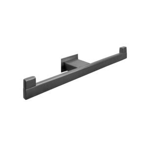 Papeleira Dupla Inox Grafite - Kromus RT0313G