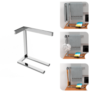 Toalheiro de mesa para banheiro lavabo suporte para toalha de rosto lou mãos