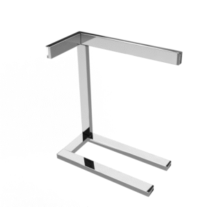 Suporte Porta Toalha de Bancada em L Inox Kromus - RT0326