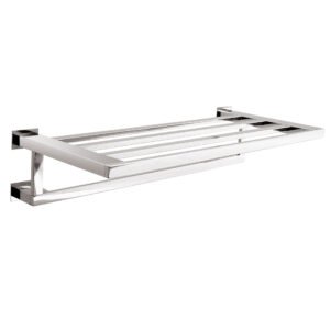Toalheiro Rack 50 cm Inox - Kromus RT0308-50