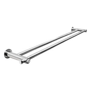 Toalheiro Duplo 50 Cm Inox - Kromus RD0111-50
