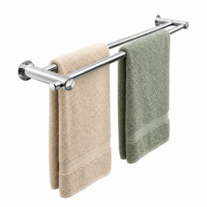 Toalheiro Duplo 90 Cm Inox - Kromus Rd0112-90