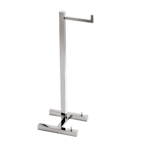 Papeleira De Piso C/ Revisteiro Inox - Kromus QD0408