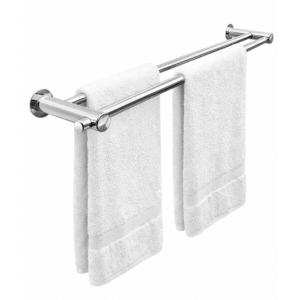 Toalheiro Duplo 70 Cm Inox - Kromus