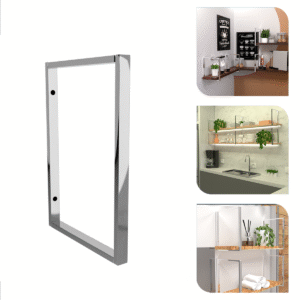 Suporte Simples Inox para Prateleira Estilo Industrial 20cm - SPQ-20