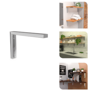 Suporte Mão Francesa em L Inox 30cm - MFL-30